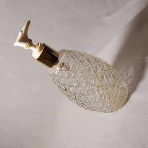 Vintage Avon Glass Lotion Soap Bottle Dispenser with Pump